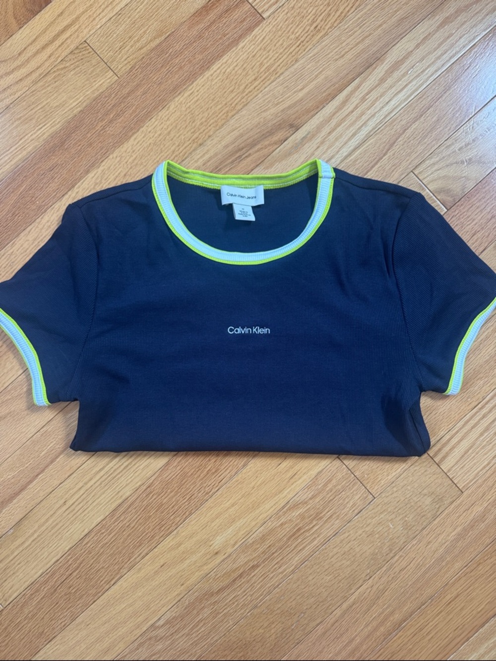 Calvin Klein Ribbed T Shirt